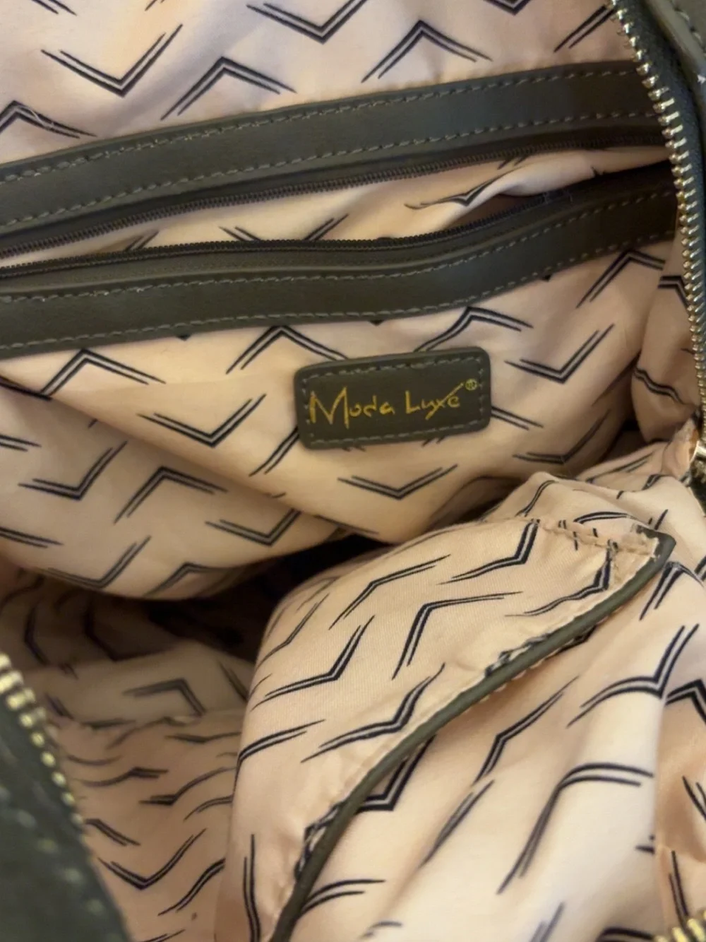 Moda Luxe Olive Green back pack